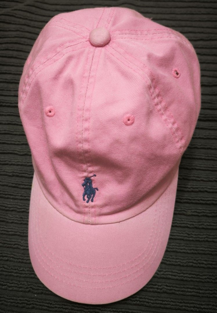 RL Ralph Lauren cap (pink) (Category: Caps & Hats) located in Manila. Submitted by wearforce (Listing ID 1466310331, Image 2). Description: RL Ralph Lauren cap (pink with washtags good condition rate color 9/10 601 + sf.