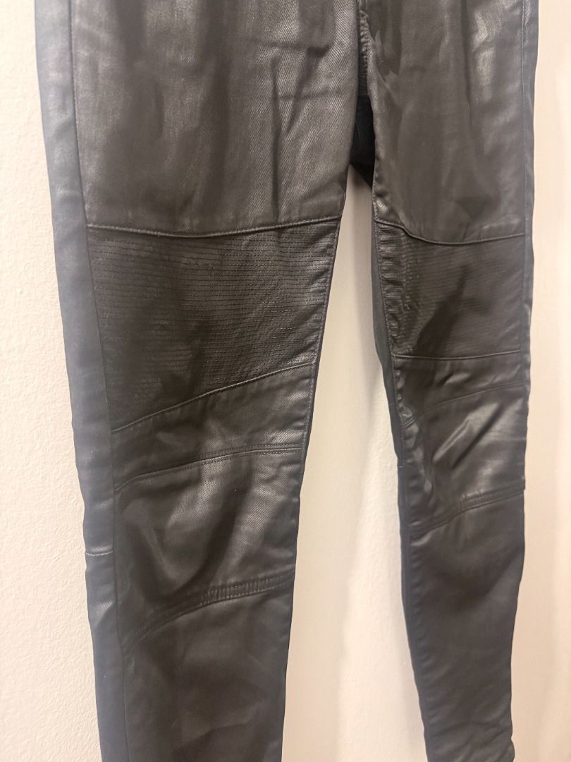 RL Waxed Biker Pants (Category: Jeans) located in Binan City. Submitted by the.nocturne.ones (Listing ID 1466298622, Image 3). Description: Flaw : Signs of usage, minor tear back right pocket Size 31-32.