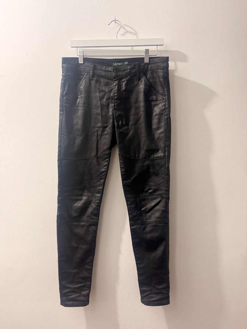RL Waxed Biker Pants (Category: Jeans) located in Binan City. Submitted by the.nocturne.ones (Listing ID 1466298622, Image 2). Description: Flaw : Signs of usage, minor tear back right pocket Size 31-32.