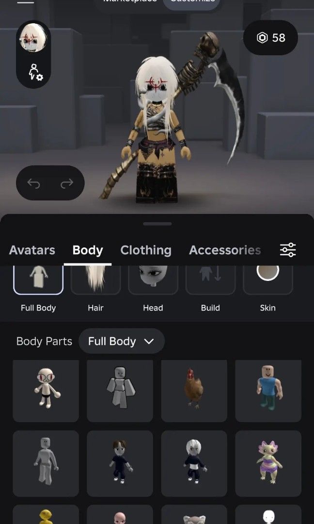 Roblox Account for sale (Category: Others) located in Manila. Submitted by rainbnsacc (Listing ID 1466315072, Image 2). Description: Roblox Account for sale Mostly Spent on Accessories Currently have 58 robux 2982 robux spent Payment Via Maya/Maribank.