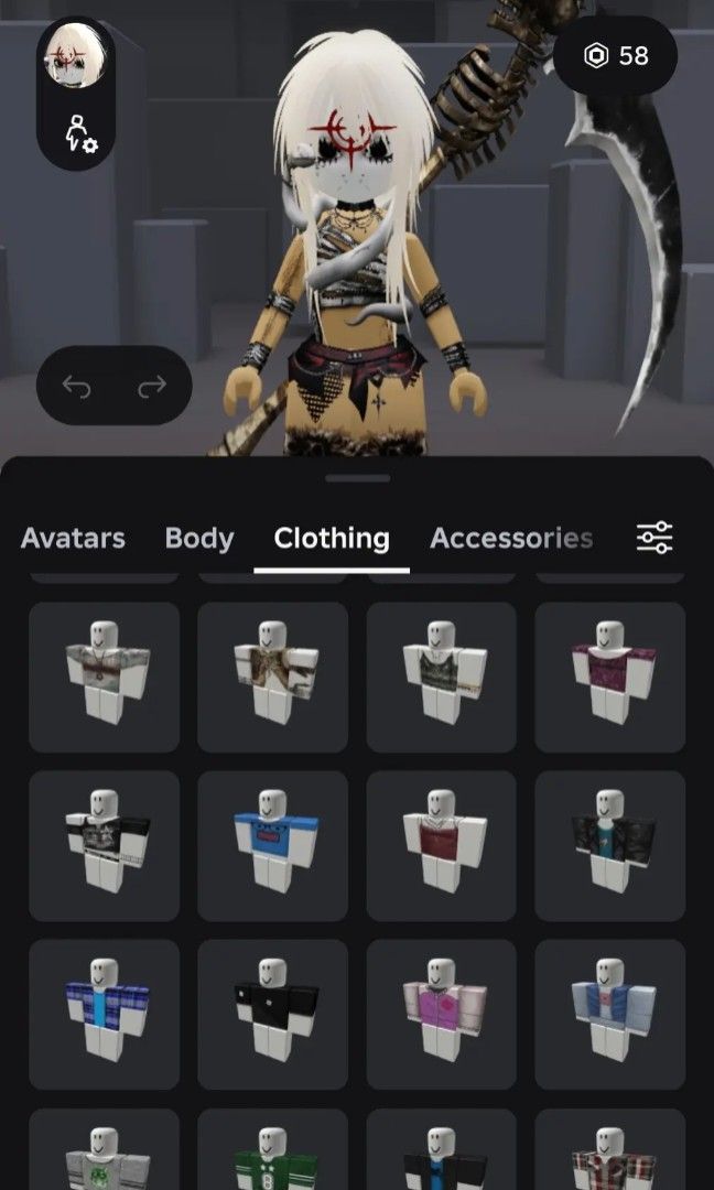 Roblox Account for sale (Category: Others) located in Manila. Submitted by rainbnsacc (Listing ID 1466315072, Image 3). Description: Roblox Account for sale Mostly Spent on Accessories Currently have 58 robux 2982 robux spent Payment Via Maya/Maribank.