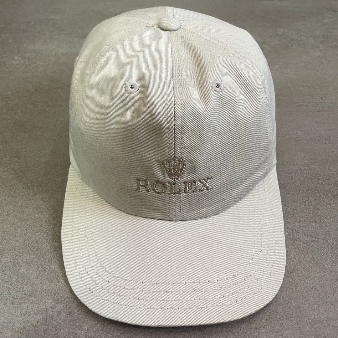 Rolex Hat (Category: Caps & Hats) located in Mabalacat. Submitted by goldengarms_ (Listing ID 1466202752, Image 2). Description: Size: One Size Condition: Excellent Color rate: 9.5/10 or better Issue: N/A Price is still negotiable for sure buyer 👍 - Payment thru GCash, Maya or Security Bank 💳 - Shipping via J&T Express 🛩️ Pm us for more details. Thank you! 📩.