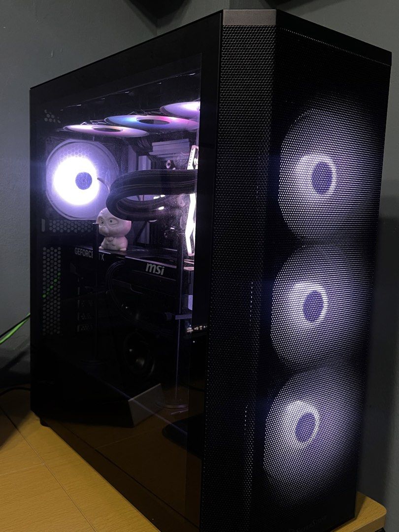 Ryzen 9 7950X with RTX 5080 (Category: Desktops) located in Manila. Submitted by noblepenguin_112665 (Listing ID 1466331216, Image 2). Description: A 9 with 5080 with Warranty!! Complete with box and receipt • PROCESSOR: AMD Ryzen 9 7950X (16 Cores / 32 Threads) • MOTHERBOARD: Gigabyte X870 Eagle Wi-Fi 7 • GRAPHICS CARD: MSI Ventus RTX 5080 OC 16GB • RAM: T-Force 32GB DDR5 6000MHz • STORAGE: 2tb Gen4 NVME • POWER SUPPLY: Cougar GLE 1000w +80 Gold