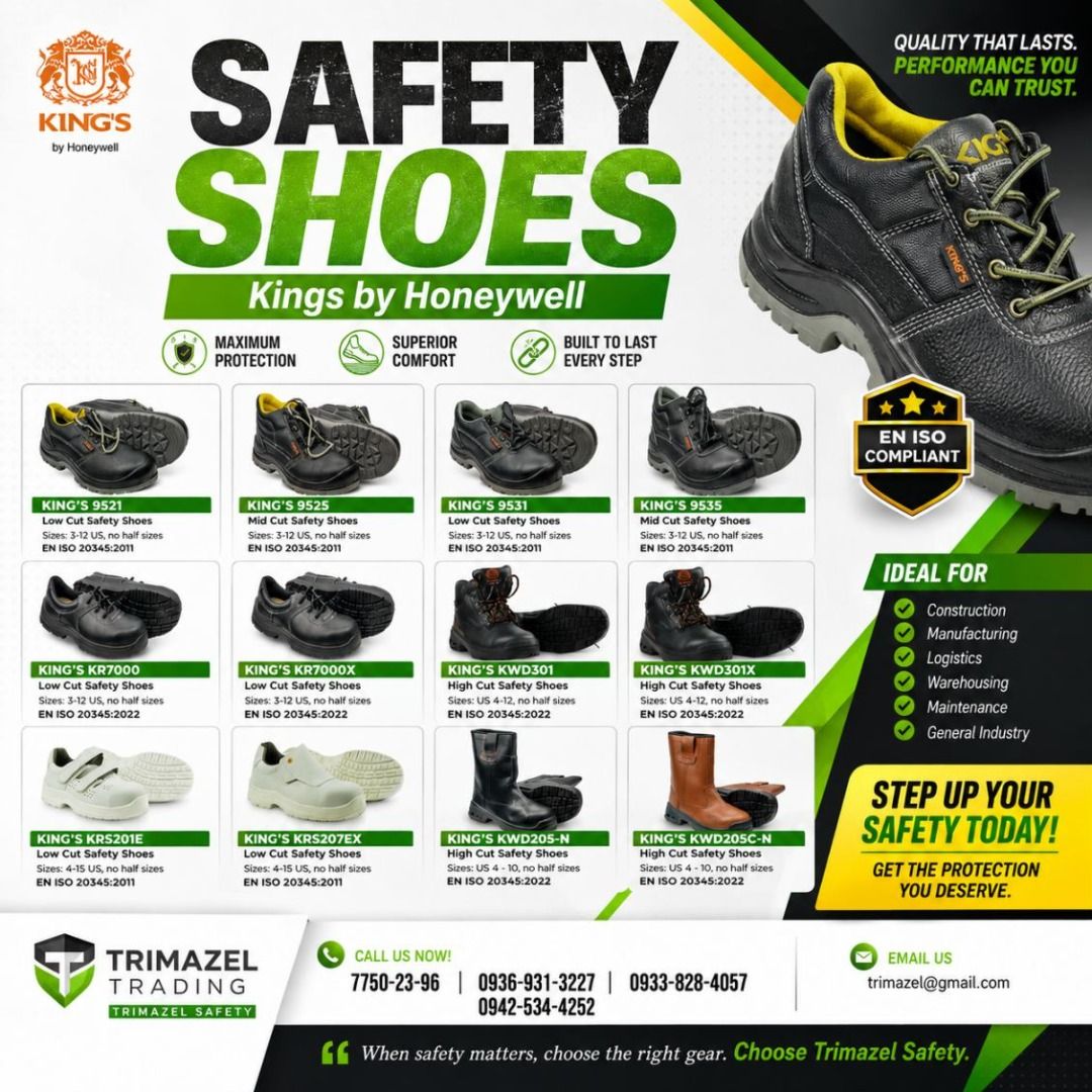 safety shoes (Category: Looking For) located in Quezon City. Submitted by irishbayaban20 (Listing ID 1466180207, Image 1). Description: ✅ Guaranteed lowest price ✅ Quality products ✅ 100% LEGIT TRUSTED SUPPLIER! ✅ With Complete Legal Documents ✅ BIR Registered We Supply All Kinds Of PPE Supplies, Raincoat, Hard Hat, Cooler Box, Plastic Trash Bin, Road Barriers, Kayak Boats, Crystal Kayak, Traffic Cone, T-Bollards & All Kinds Of Safety Shoes. Open