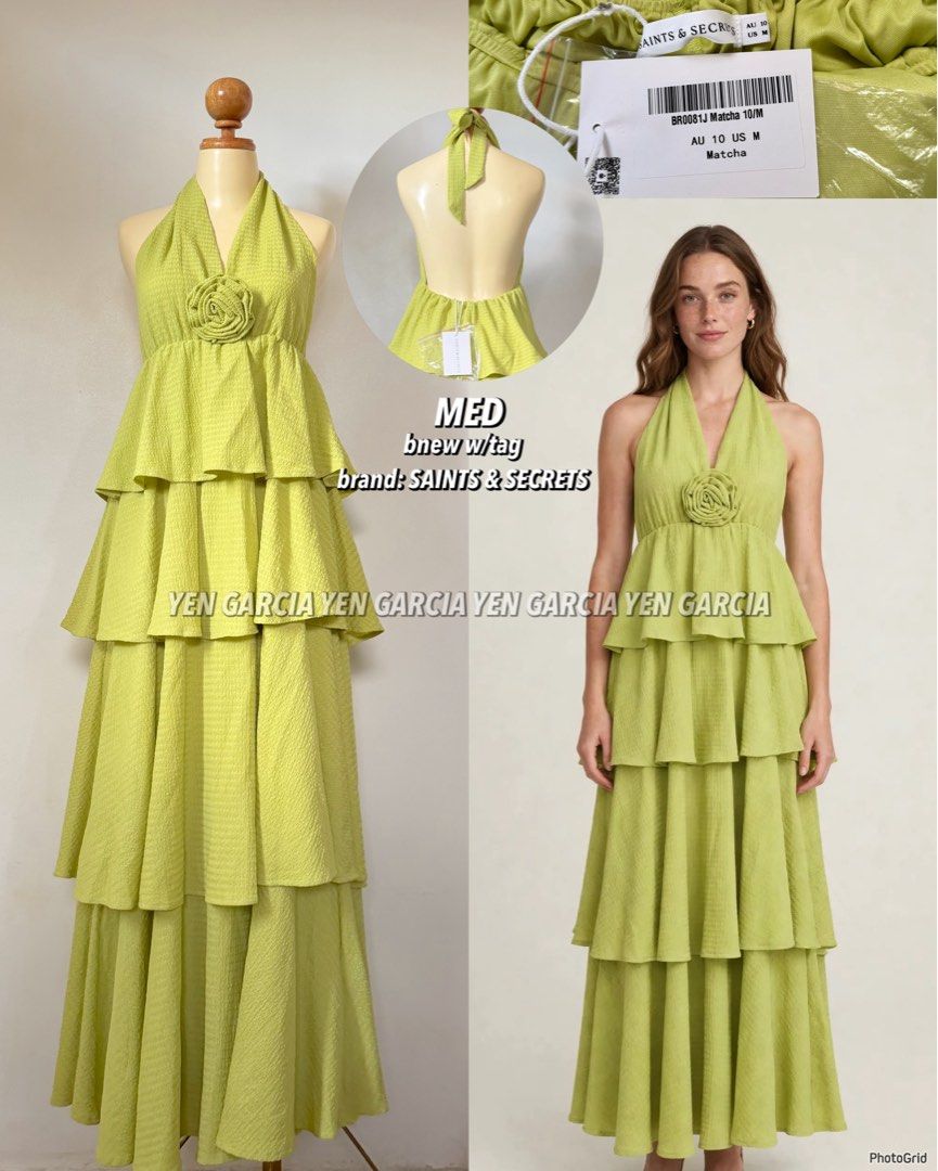 Saints & Secrets Ruffle Long Dress (Category: Dresses) located in Naga. Submitted by jamilaph (Listing ID 1466159032, Image 1). Description: 📍Naga City, Camarines Sur Courier: J&T.