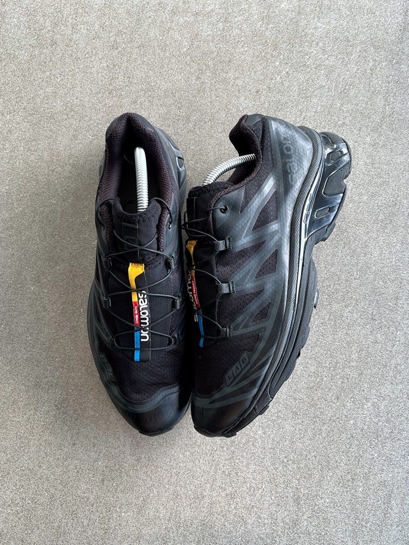 SALOMON XT-6 BLACK (Category: Casual Shoes) located in Butuan. Submitted by jacobfrost (Listing ID 1466335868, Image 2). Description: SALOMON XT-6 BLACK 10 US MENS 44 EUR EXCELLENT CONDITION SIGN OF USAGE ₱2,500 🏷️ .