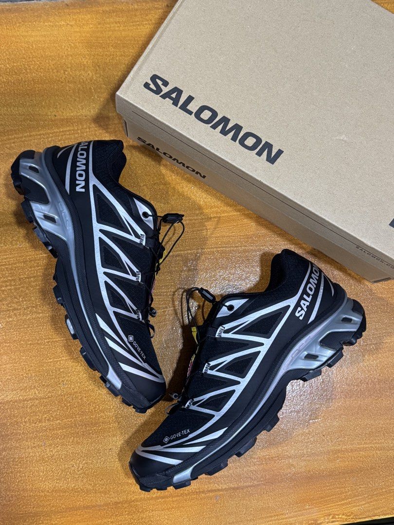 SALOMON XT-6 GORE-TEX BLACK SILVER (Authentic/Original) (Category: Sneakers) located in Bacoor. Submitted by wonnieyoiii (Listing ID 1466216449, Image 3). Description: FOR SALE‼️ SALOMON XT-6 GORE-TEX BLACK SILVER (Authentic/Original) Brand New Condition w box Used once Size: US W 9 | US M 8 | 26cm Bought from Sole Finds PH Bought on July 9, 2026 Purchased for ₱13,000 Selling for only ₱11,500 still nego RFS: Not using it anymore Loc: Cupang, Munt