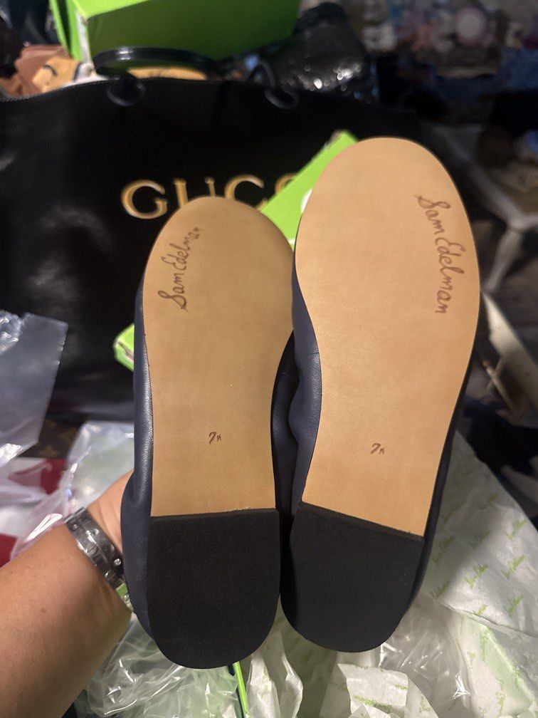 SAM EDELMAN BLUE BALLET FLATS SANDALS (Category: Baby Monitors) located in Angeles City. Submitted by migs_font29 (Listing ID 1466279590, Image 3). Description: .