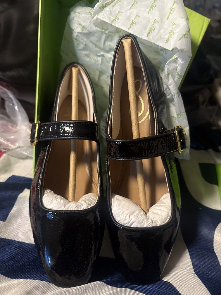SAM EDELMAN MICHAELA EGGSHELL LEA LEATHER SHOES (Category: Announcements) located in Angeles City. Submitted by migs_font29 (Listing ID 1466283331, Image 1). Description: new.