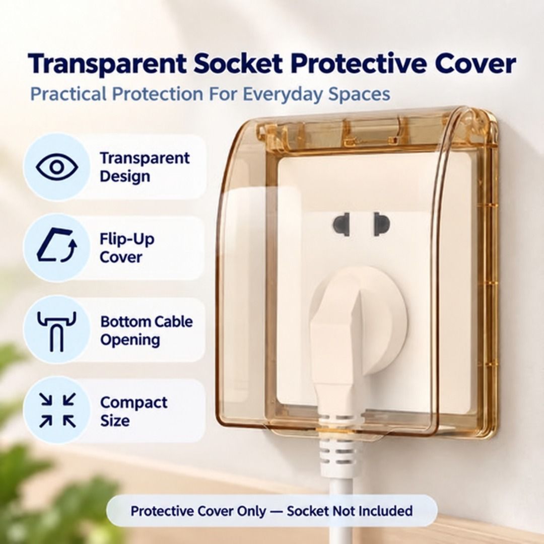 [Same Day Delivery] 86 Type Socket Waterproof Cover Box | Splash Proof ...