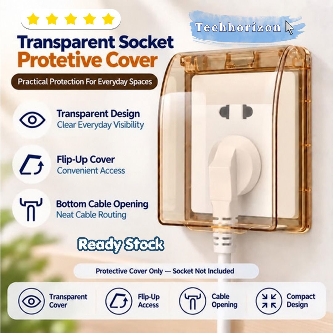 [Same Day Delivery] 86 Type Socket Waterproof Cover Box | Splash Proof ...