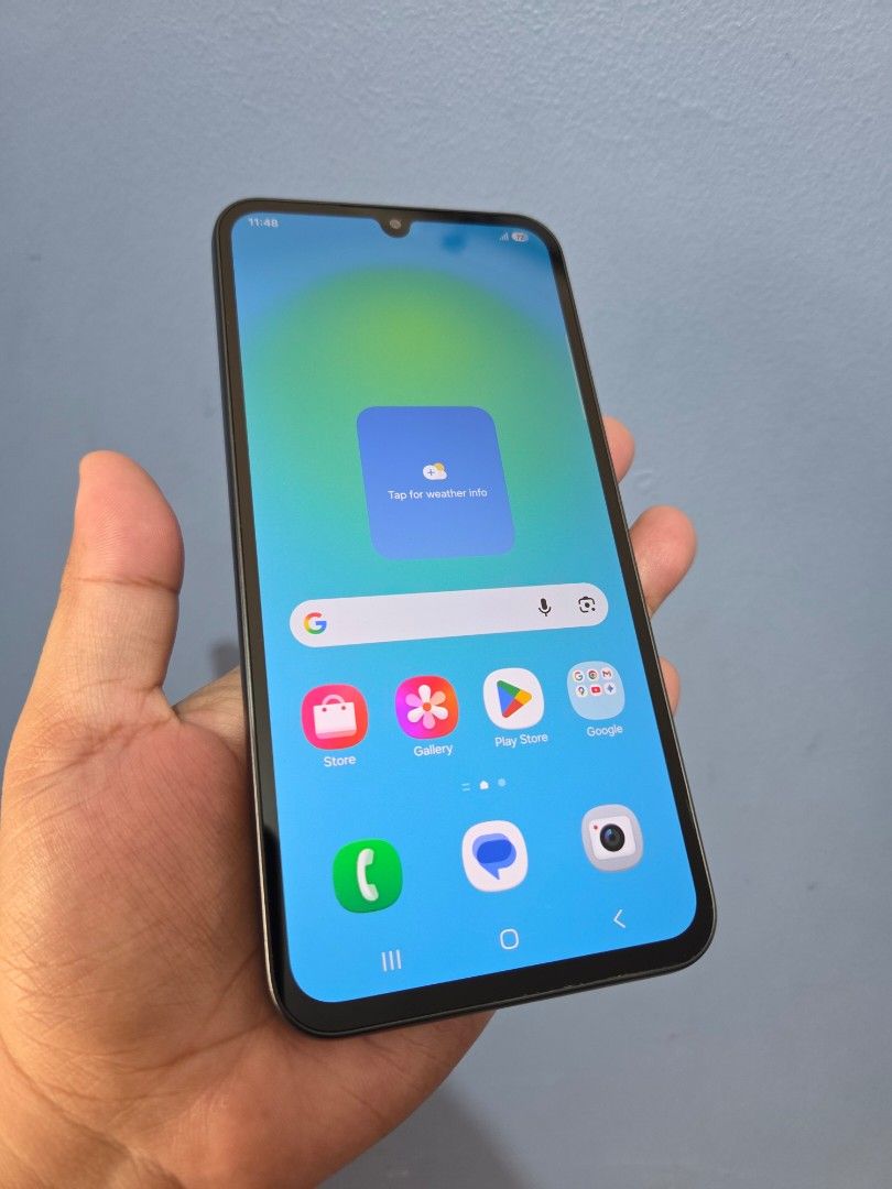 Samsung A34 5g 8/128 (Category: Early Generation Mobile Phones) located in Manila. Submitted by shiroshop.ph (Listing ID 1466323378, Image 2). Description: no issue unit only makinis at alaga. kahit i pickup sa house for your assurance and peace of mind, para alam mo kung san mo kinuha ang unit..