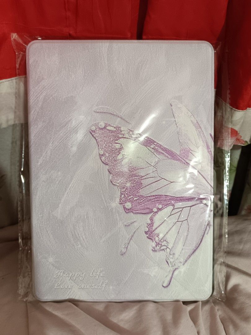 Samsung Galaxy Tab A9 Plus / A11 Plus Trifold Smart Case (Category: Cases & Sleeves) located in Cavite. Submitted by jjcollectivefinds (Listing ID 1466295569, Image 1). Description: Samsung Galaxy Tab A9 Plus / A11 Plus Trifold Smart Case ⤿ Model Compatibility: Samsung Galaxy Tab A9+ (11") / Tab A11+ (11") ⤿ Design/Color: Purple & White Textured Finish with Glitter Butterfly Art Print ⤿ Condition: Brand new, unused, and sealed in its original pla