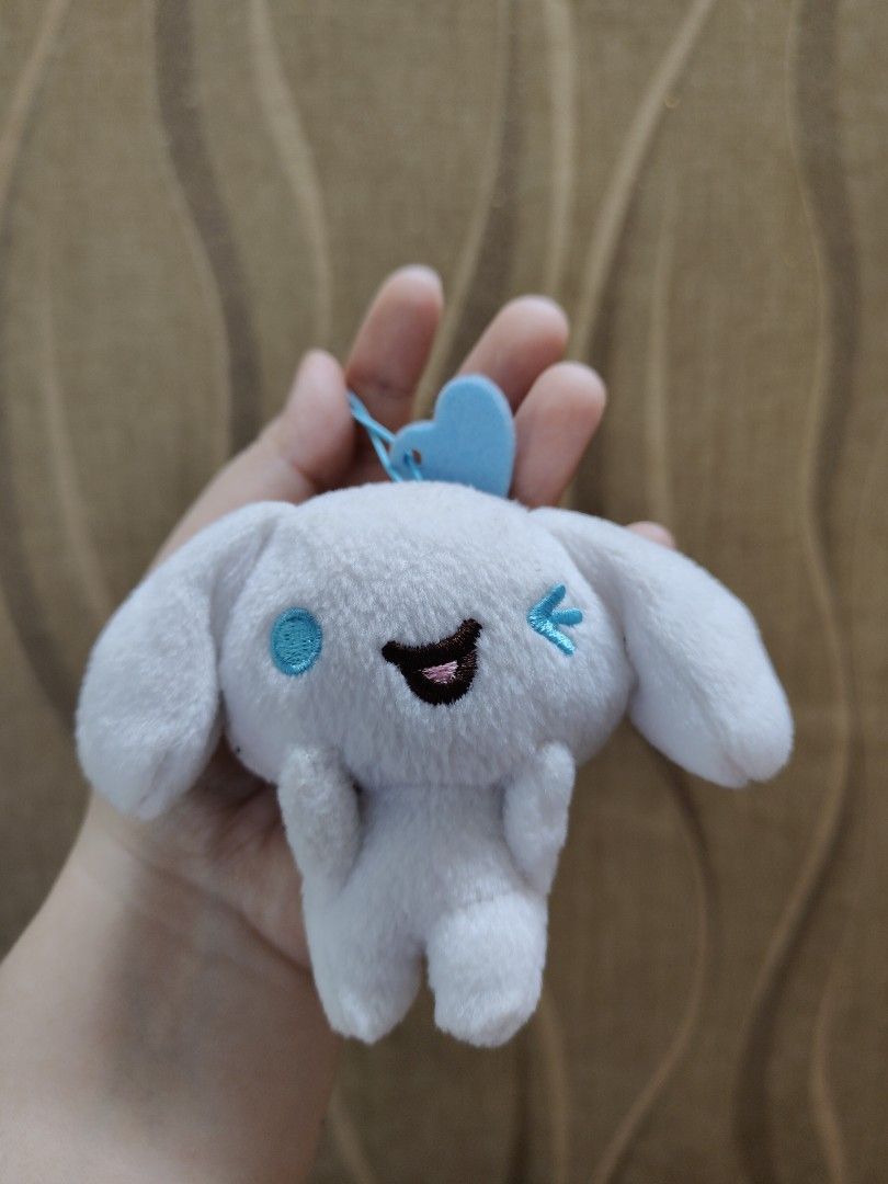 Sanrio Cinnamoroll Plush Charm (Category: Plushies & Soft Toys) located in Santa Rosa. Submitted by mmps249.1 (Listing ID 1466193689, Image 1). Description: Crossposted Mine now, pay now shipping courier: JRS only Gcash payment upon order No reservations.