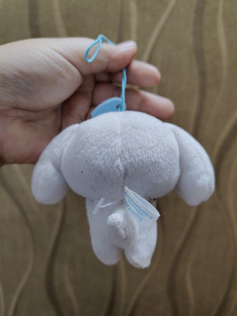 Sanrio Cinnamoroll Plush Charm (Category: Plushies & Soft Toys) located in Santa Rosa. Submitted by mmps249.1 (Listing ID 1466193689, Image 2). Description: Crossposted Mine now, pay now shipping courier: JRS only Gcash payment upon order No reservations.