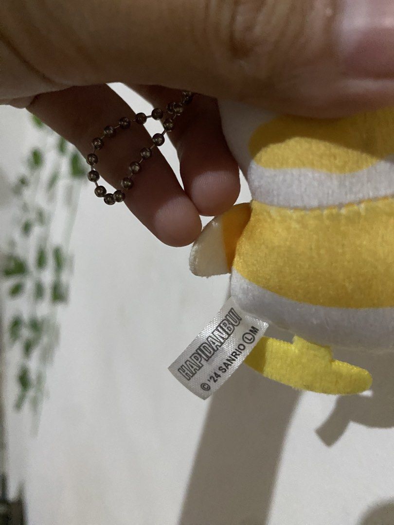 Sanrio Pekkle Charm (Category: Plushies & Soft Toys) located in Guagua. Submitted by toy_corner (Listing ID 1466234156, Image 3). Description: Like new No issue Authentic Pampanga loc Can do bundle price J&t courier MOP: Gcash.