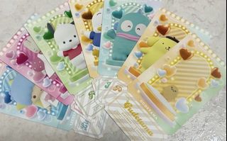 Sanrio Hello Kitty Pochacco Pompompurin Kuromi Holographic Cards Set ...