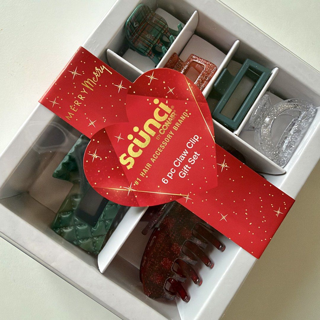 Scunci by Conair 6pc Claw Clip Gift Set (Category: Hair Accessories) located in Mandaluyong City. Submitted by momandbabystuffph (Listing ID 1466336183, Image 2). Description: Loc Mandaluyong.