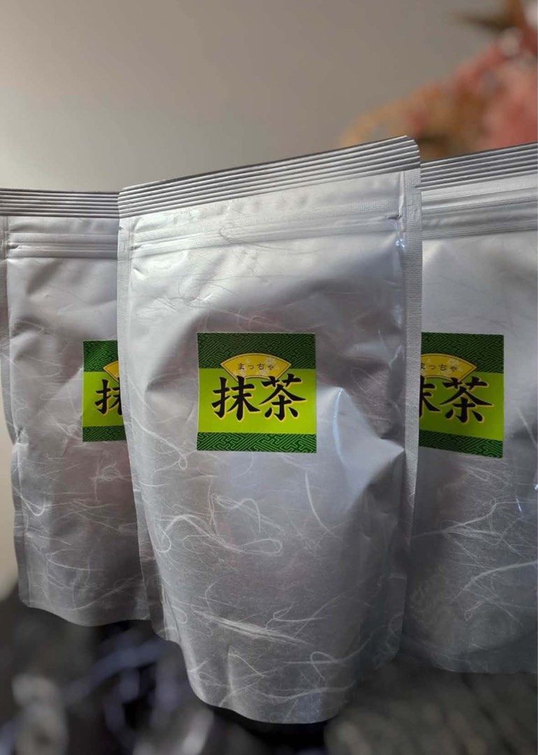 SEALED UJI Matcha Powder 100g (Category: Beverages) located in Manila. Submitted by eluhsawrr (Listing ID 1466330615, Image 1). Description: - PRICE NEGOTIABLE -100g Authentic matcha powder from Uji, Japan Perfect for: • Daily matcha fix 🍵 • Matcha desserts & baking - Sealed silver foil pouches with convenient zip locks for freshness .