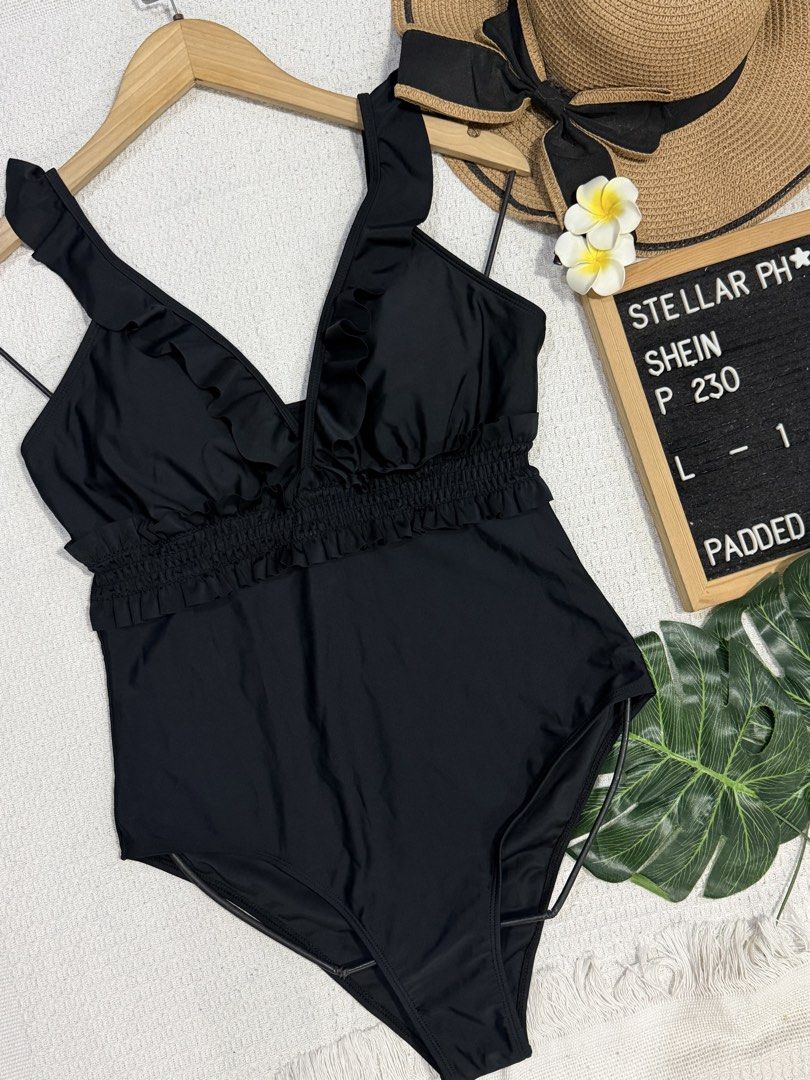 SHEIN Black One Piece (Category: Bikinis & Swimsuits) located in Manila. Submitted by camillestc (Listing ID 1466215887, Image 1). Description: .