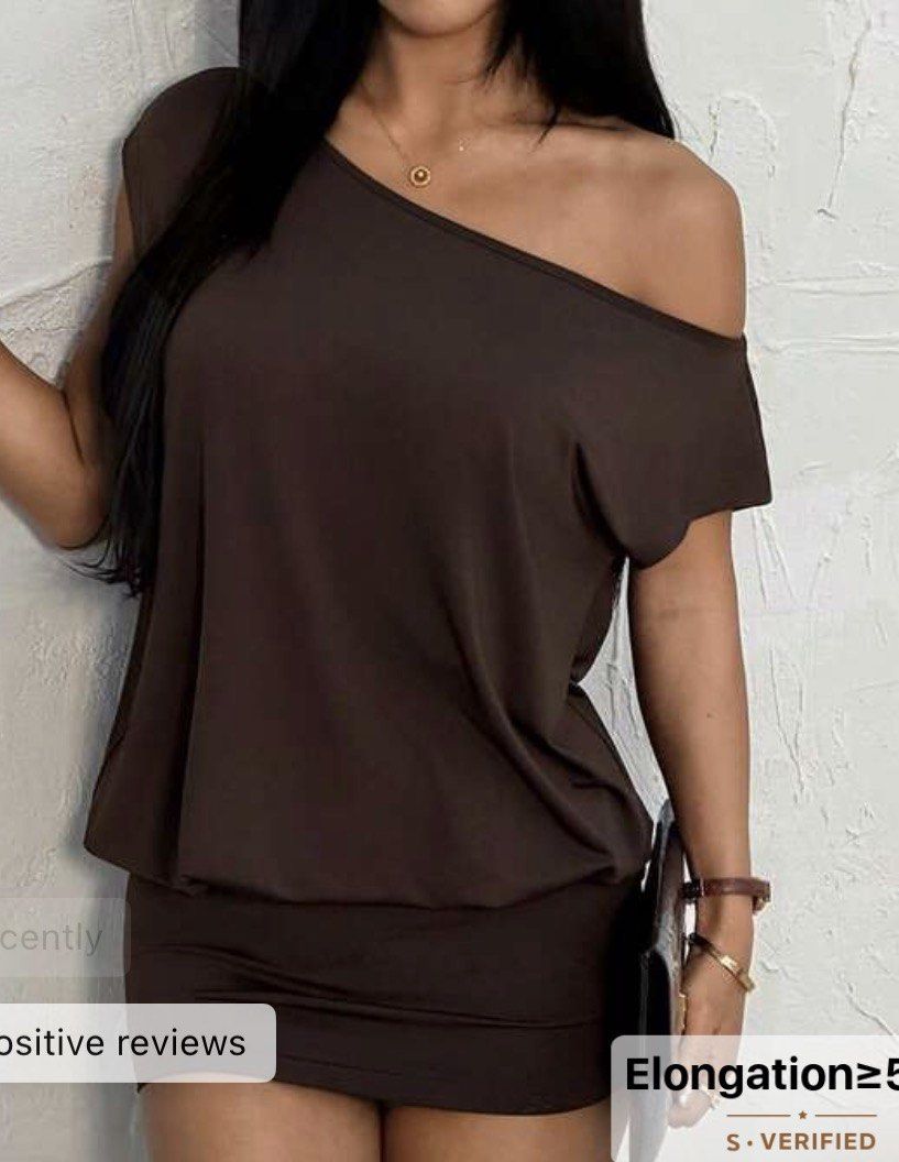 Shein mini dress (Category: Dresses) located in Manila. Submitted by kc.offmycloset (Listing ID 1466332314, Image 2). Description: Used once Size M Orig price 370.
