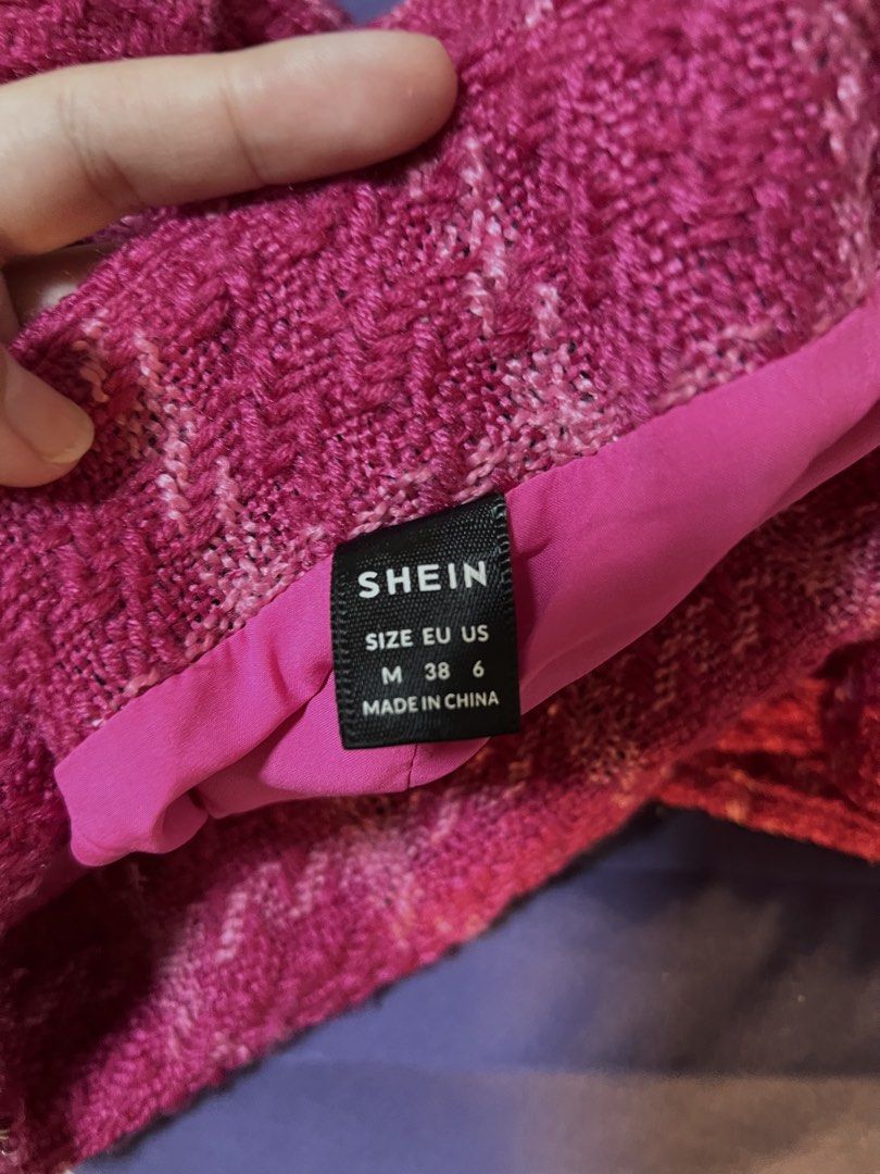 shein pink plaid mini skirt (Category: Skirts) located in Quezon City. Submitted by alexxis_ (Listing ID 1466242432, Image 3). Description: • dm for more details ! • sf shouldered by buyer :) • loc: QC.