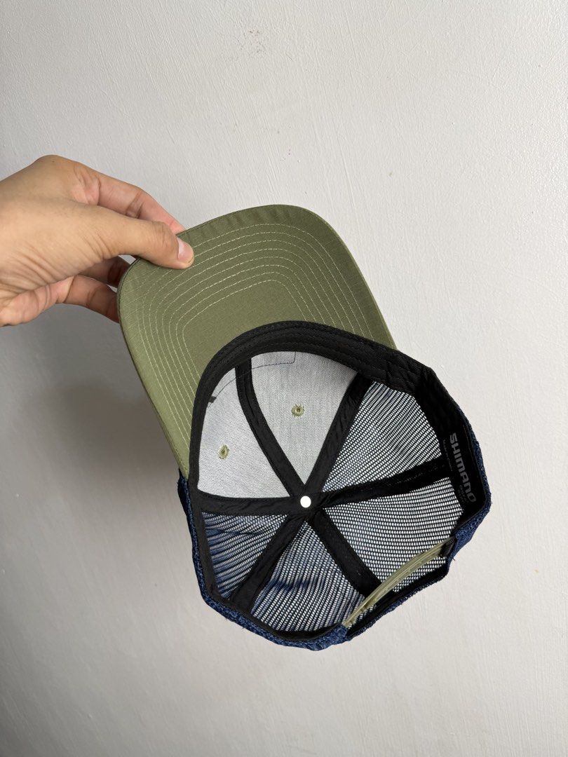 Shimano trucker cap (Category: Caps & Hats) located in Daraga. Submitted by casualthread (Listing ID 1466286783, Image 3). Description: Issue last pic di masyado visible Adult size Crispy condition .