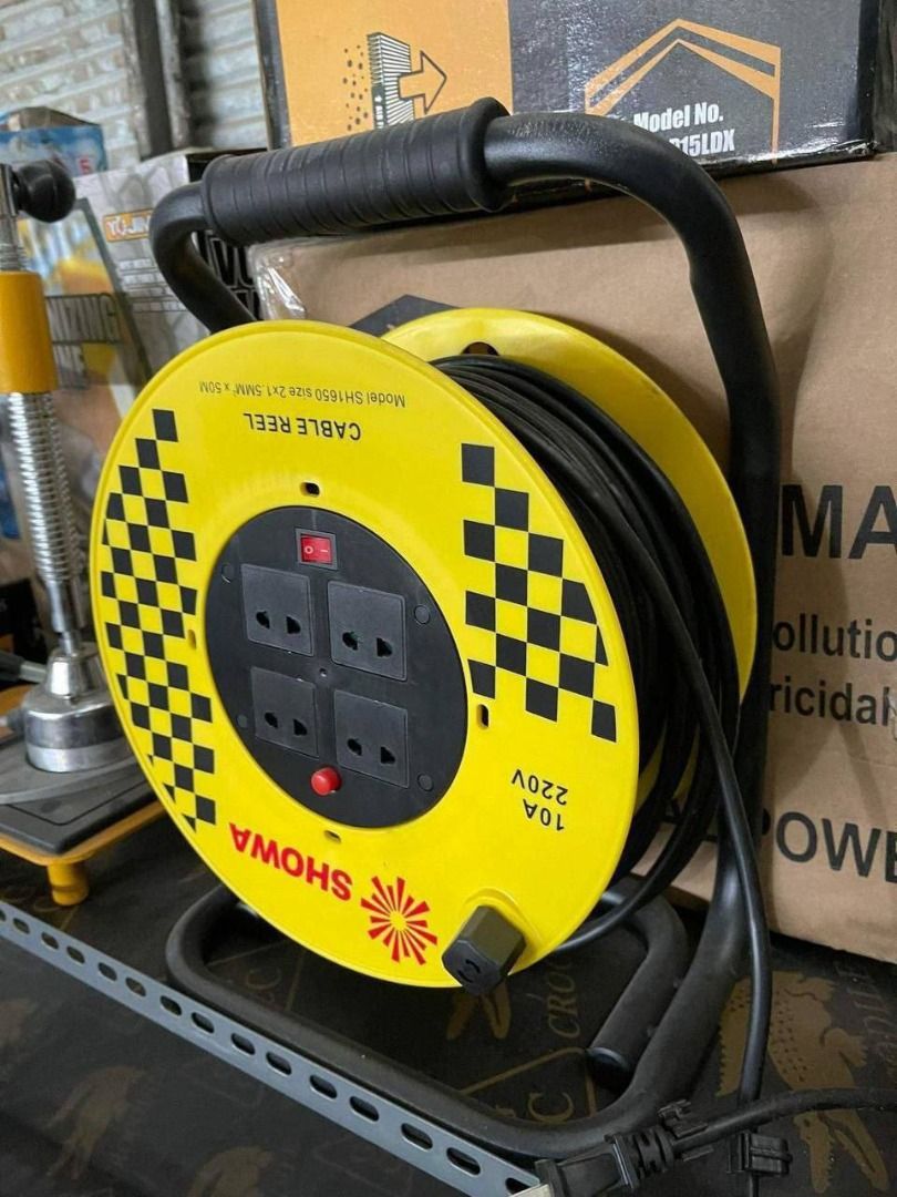 Showa cable reel SPECS: 50mtrs (Category: Construction Tools & Equipment) located in Manila. Submitted by 09171479278_elsie. (Listing ID 1466194989, Image 3). Description: Showa cable reel SPECS: 50mtrs.