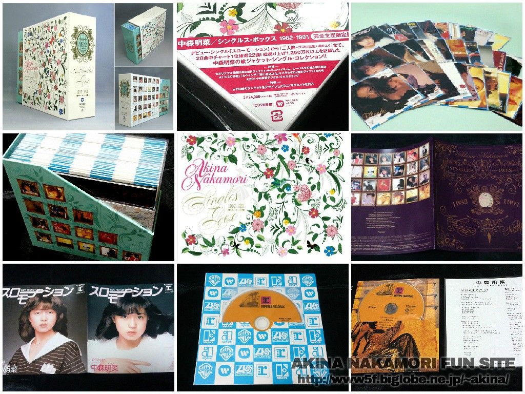 中森明菜「Singles Box 1982-1991」「Mini Album Collection」, 興趣與