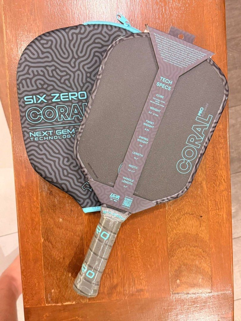 Six Zero Coral Pro Hybrid (Category: Racket and Ball Sports) located in Quezon City. Submitted by yogisky (Listing ID 1466201619, Image 2). Description: FOR SALE Used Six Zero Coral Pro Hybrid Australia Release 16mm In very good condition NFC not yet registered Free new ppf Free new overgrip Php 13,500 negotiable Fairview QC area.