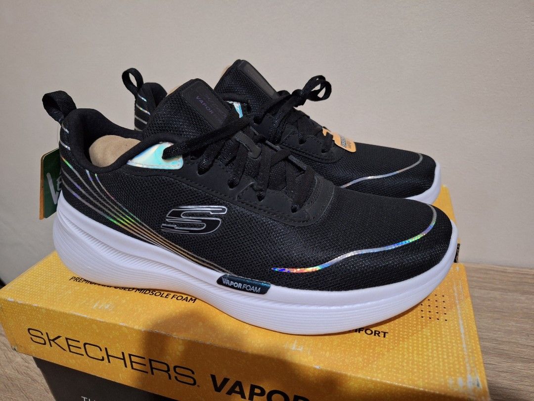 Skechers Vapor Plus Forward Flow (Category: Sneakers) located in Tuguegarao City. Submitted by ryo38122 (Listing ID 1466327935, Image 2). Description: Brand New | 100% Original Complete with original box & paper bag Skechers Vapor Plus Forward Flow Color: Black/Multi Size: Women's 7 US | 4 UK | 37 EU | 24 CM SRP: ₱4,495 Selling for only ₱2,400 Location/Meet-up: Tuguegarao City Nationwide shipping via J&T or LBC.