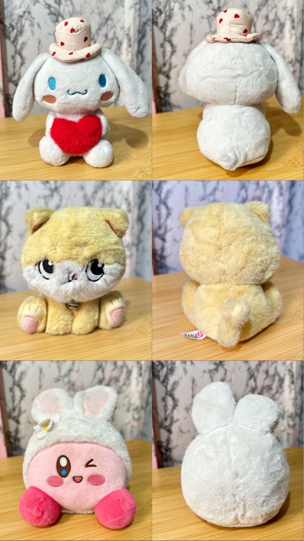 Small Plushie Soft Toys (Category: Plushies & Soft Toys) located in Pasay City. Submitted by kirayychii (Listing ID 1466287567, Image 2). Description: - Needs cleaning - ₱80 each - ₱400 if take all - SF shouldered by buyer .