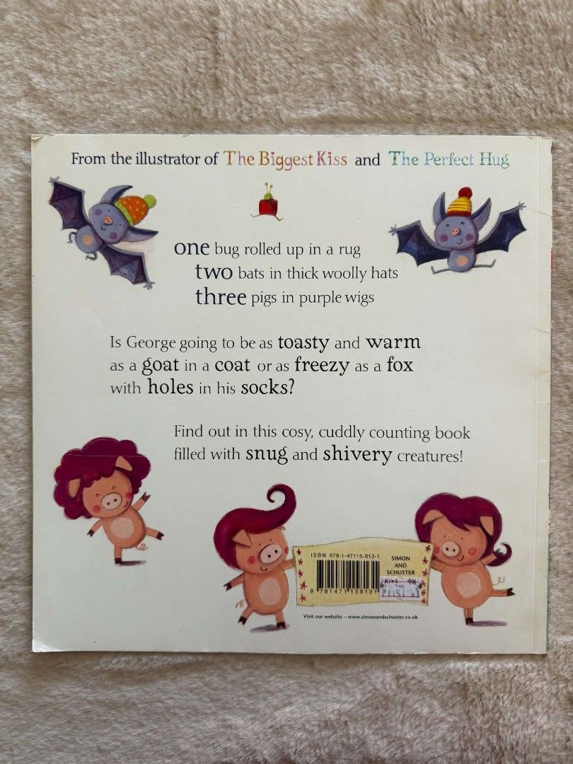 Snug As A Big - Tamsyn murray& Judi Abbot (Category: Children's Books) located in Santiago. Submitted by bookworm_club (Listing ID 1466205168, Image 2). Description: 📚no cancellation, return or exchange. 📚secondhand books. some books are in good condition while some has minimal flaws (foxing, creases, dog-eared pages, etc.) 📚reasonable haggling is allowed. 💰MOP: For same day pickup - CASH & BANK TRANSFER For shipping or scheduled pickup - BAN