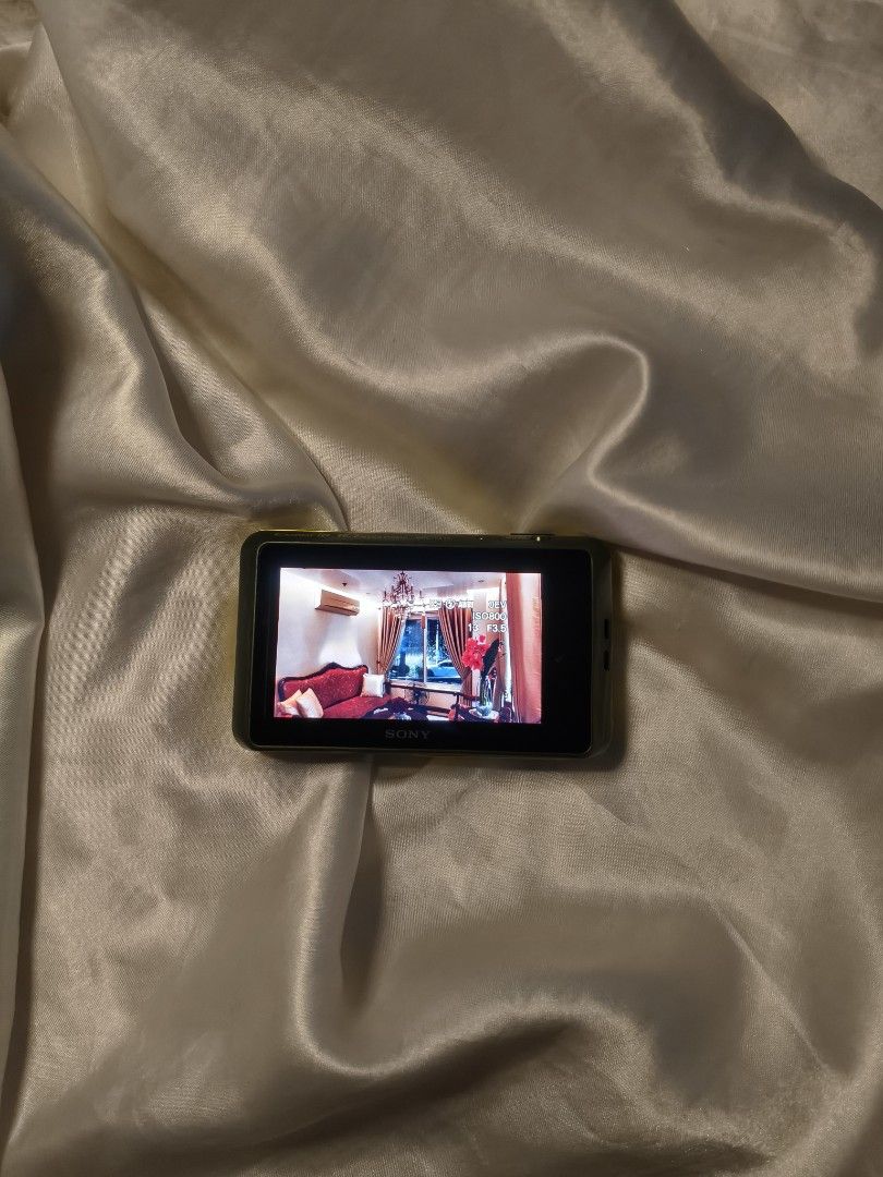 Sony Cyber-shot DSC-TX10 Touchscreen Digital Camera (Category: Cameras) located in Cebu City. Submitted by suga.rcam (Listing ID 1466173165, Image 3). Description: - Model: Sony Cyber-shot TX10 (Bright Yellow)💛 - Condition: Tested and fully functional - Camera Specs: 16.2 MP Exmor R CMOS sensor, Carl Zeiss lens, Full HD video - Durability: Waterproof down to 5 meters - Design: Slim pocket design with sliding front lens cover - Display: Touch scr