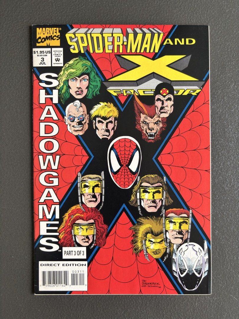 Spider-Man and X-Factor: Shadowgames #3 (1994) Spider-Man and X-Factor face Shadowforce (Category: Comics & Manga) located in Naga. Submitted by dearyesteryear (Listing ID 1466285633, Image 2). Description: FOR SALE: Spider-Man and X-Factor: Shadowgames #3 (1994) Spider-Man and X-Factor face Shadowforce Message me if you’re interested in this one or have a reasonable offer. I’d be happy to help. CLEAN, collector-owned copy. Bagged & boarded since