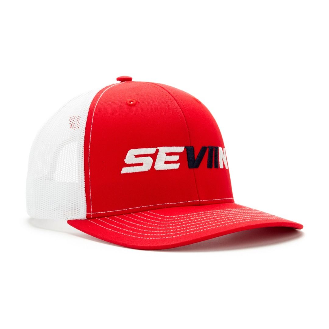 St. Croix Richardson Red/ White Trucker Hat (Category: Caps & Hats) located in Las Pinas. Submitted by snapcartmanila (Listing ID 1466197974, Image 2). Description: Classic trucker styling meets everyday comfort in this St. Croix Richardson hat. The six-panel construction with mid-pro profile and precurved bill delivers a timeless look, while the cotton-polyester twill front and breathable mesh back keep you cool during long days on the water or 