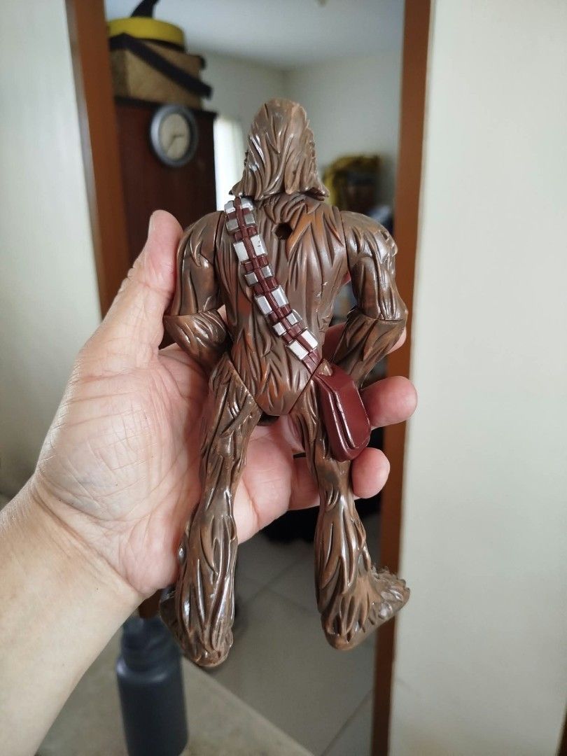 Star wars Chewbacca figure (Category: Action & Battle Toys) located in Quezon City. Submitted by toys_r_here (Listing ID 1466179414, Image 2). Description: 590 each GOOD FOR GIFT AND COLLECTION as is po Good condition First to pay gets the item pa check nalng sa pic yun condition pm me for questions ship pwede lalamove or jnt qc and marikina area.
