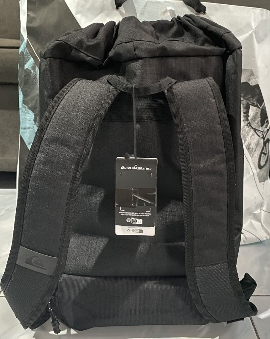 Quiksilver Stash Sack Backpack Technical Pack (Category: Backpacks) located in Davao. Submitted by wilddog-09e0 (Listing ID 1466255699, Image 3). Description: Selling Quiksilver Backpack PRICE IS NEGOTIABLE Disclaimer: 2nd, 4th, and 5th photos are for reference only. Location: Davao City I Open for personal delivery & meet-up within Davao City. Payment first / NO COD-COP Courier: J&T.