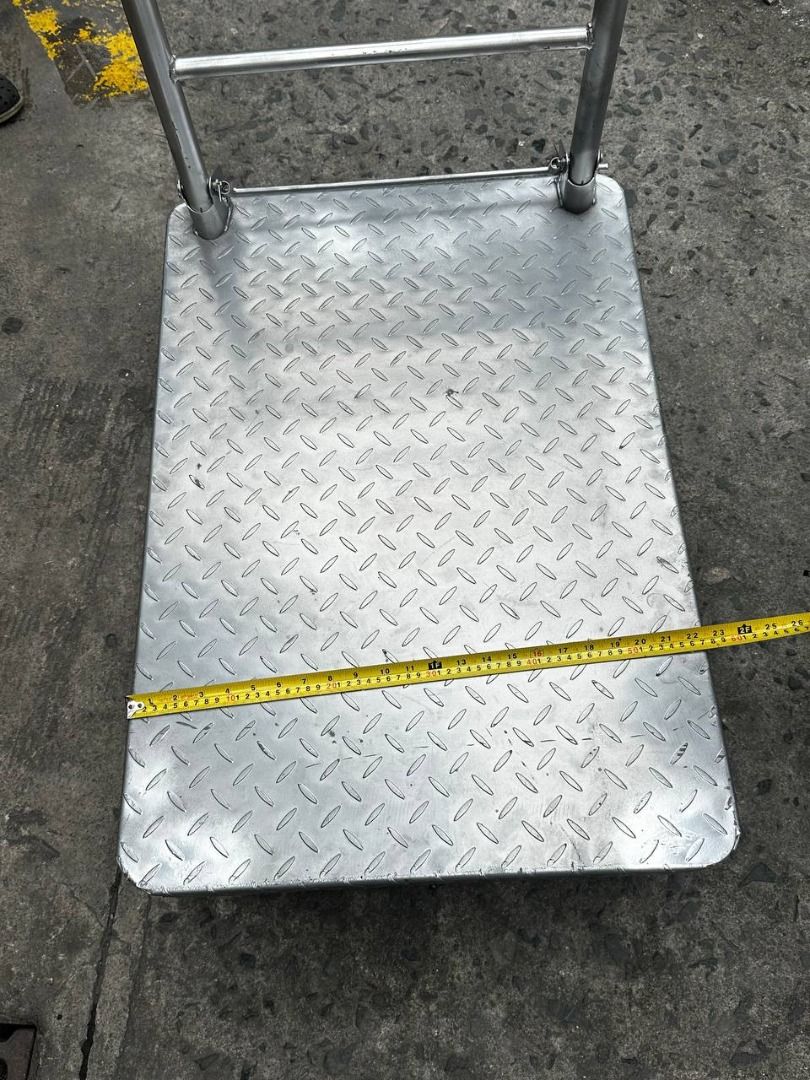 Steel Platform Push Cart Code: B-9-004 Specs: 60x90cm (400kg) (Category: Construction Tools & Equipment) located in Manila. Submitted by joeyroque09 (Listing ID 1466223708, Image 3). Description: Steel Platform Push Cart Code: B-9-004 Specs: 60x90cm (400kg).