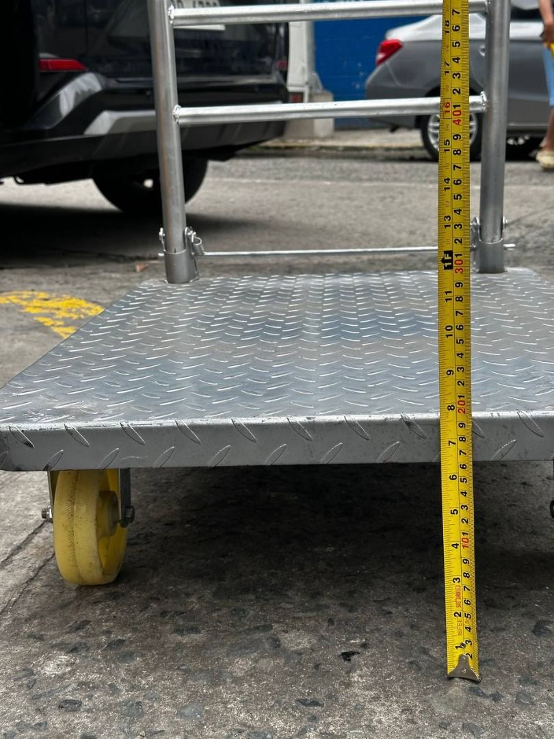 Steel Platform Push Cart Code: B-9-004 Specs: 60x90cm (400kg) (Category: Construction Tools & Equipment) located in Manila. Submitted by joeyroque09 (Listing ID 1466223708, Image 2). Description: Steel Platform Push Cart Code: B-9-004 Specs: 60x90cm (400kg).