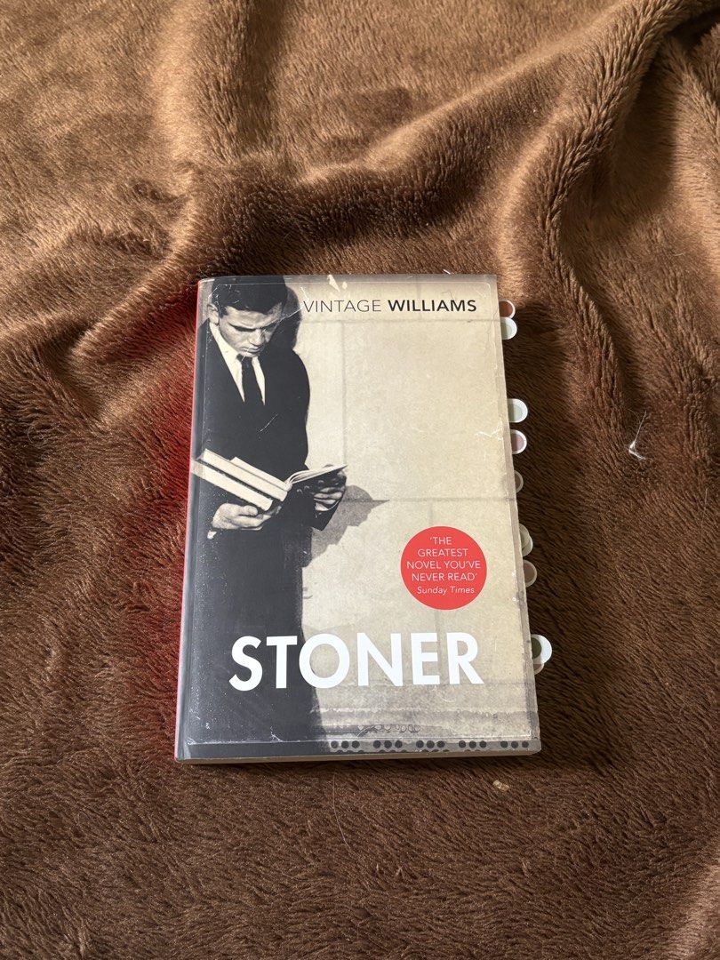 Stoner - John Williams (Category: Storybooks) located in Mexico. Submitted by itsbuttertoooooo (Listing ID 1466192333, Image 1). Description: Condition: 8/10 (Has some writings on one page) Published in 2012 *sticky strip/label will be removed before shipping. .