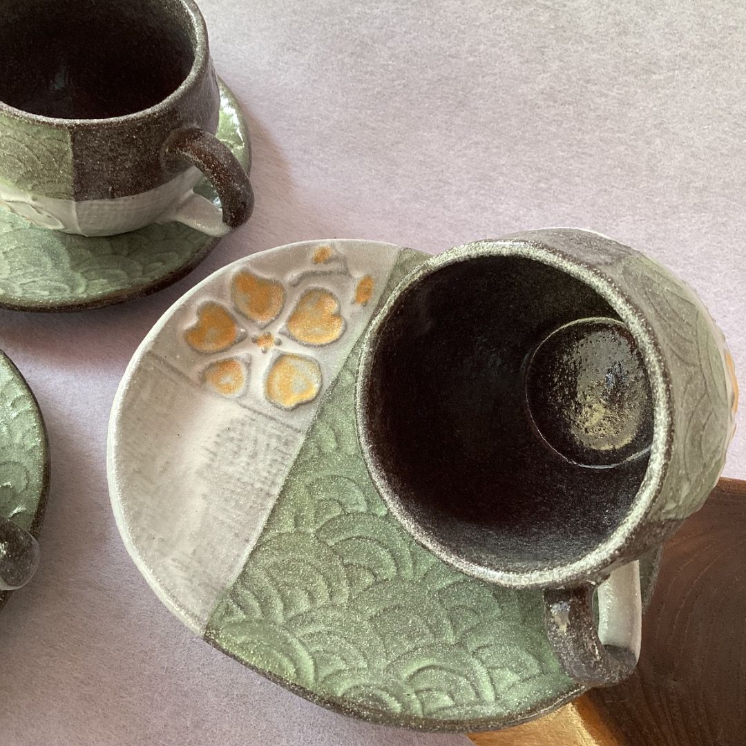 Stoneware Cup & Saucer (Category: Coffee & Tea Tableware) located in Davao. Submitted by eclectic1925 (Listing ID 1466288169, Image 2). Description: Php150/ pair (4 available) Stoneware Cup & Saucer Cup Capacity: 150 ml Saucer L: 5.7 inches Please REVIEW PHOTOS We use 100% repurposed packaging materials SF starts at Php70 via Flash Express First to pay.