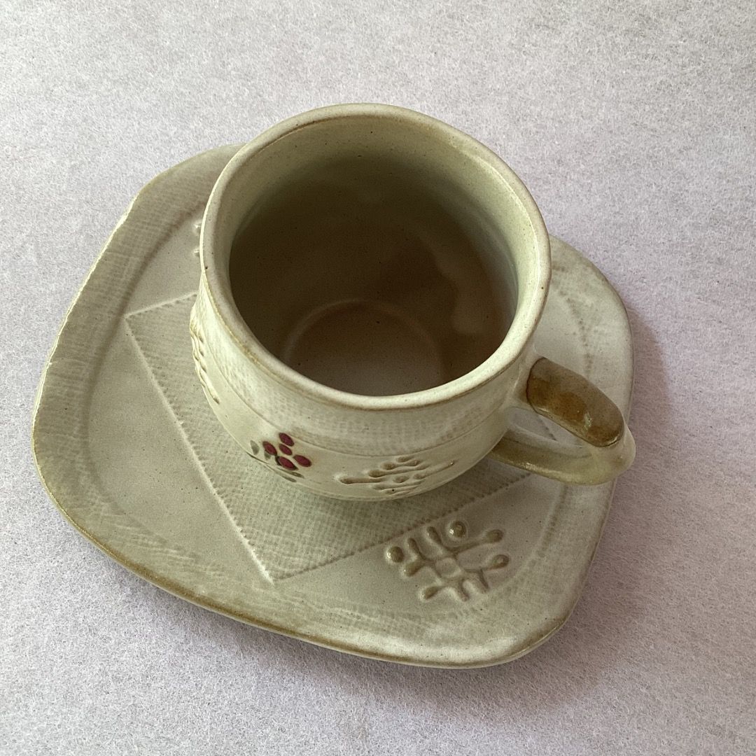Stoneware Cup & Saucer (Category: Coffee & Tea Tableware) located in Davao. Submitted by eclectic1925 (Listing ID 1466289616, Image 3). Description: Php120 Stoneware Cup & Saucer Cup Capacity: 120 ml Please REVIEW PHOTOS We use 100% repurposed packaging materials SF starts at Php70 via Flash Express First to pay.