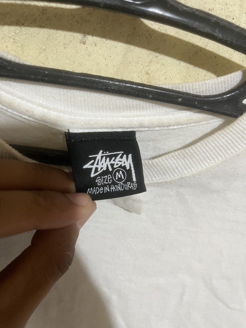Stussy (Authentic) (Category: Tshirts & Polo Shirts ) located in Anda. Submitted by goodthrift.1 (Listing ID 1466209630, Image 3). Description: DIMES: Width: 20 Lenght:28.