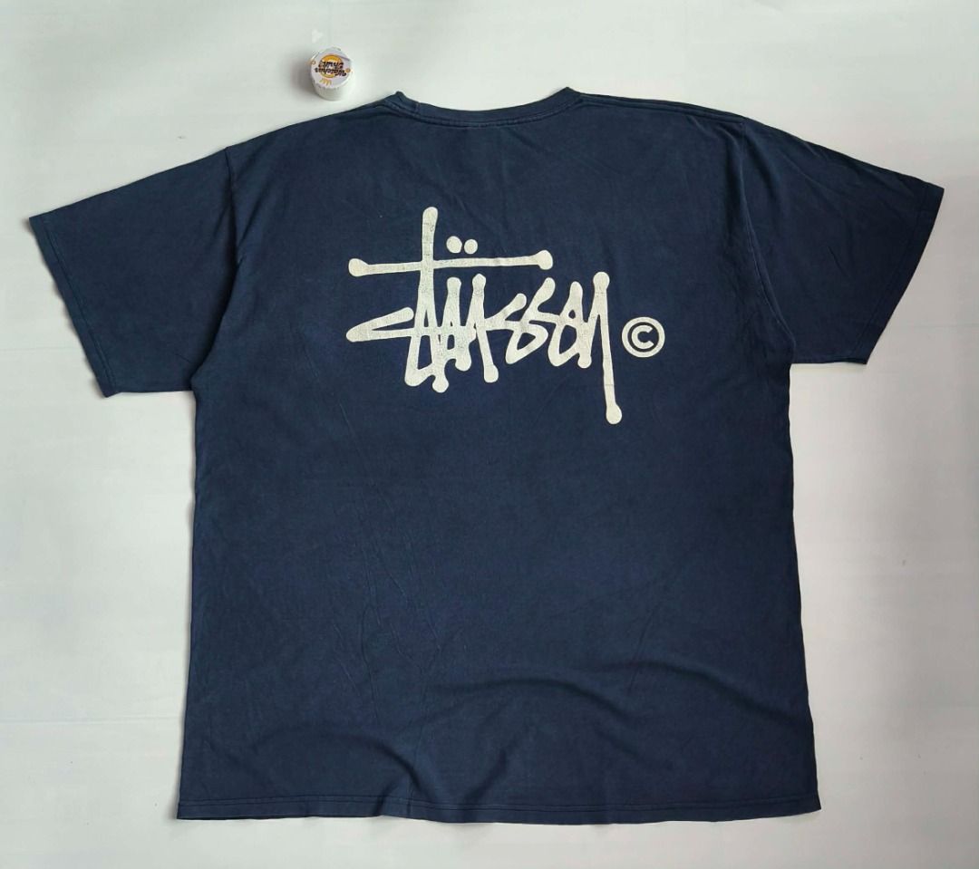 Stussy Basic Logo Tee (Category: Tshirts & Polo Shirts ) located in Manapla. Submitted by gentleturtle_3dc683 (Listing ID 1466305191, Image 1). Description: Stussy Basic Logo Tee 💵 ₱ 229 📏 Size: 2XL (25 x 31) 🎨 Color Rate: 9.5 /10 or better ✨ Condition: Great ⚠️ Issue: Print damage and a pinhole Pre-loved thrifted item. 💬 Message us for inquiries!.