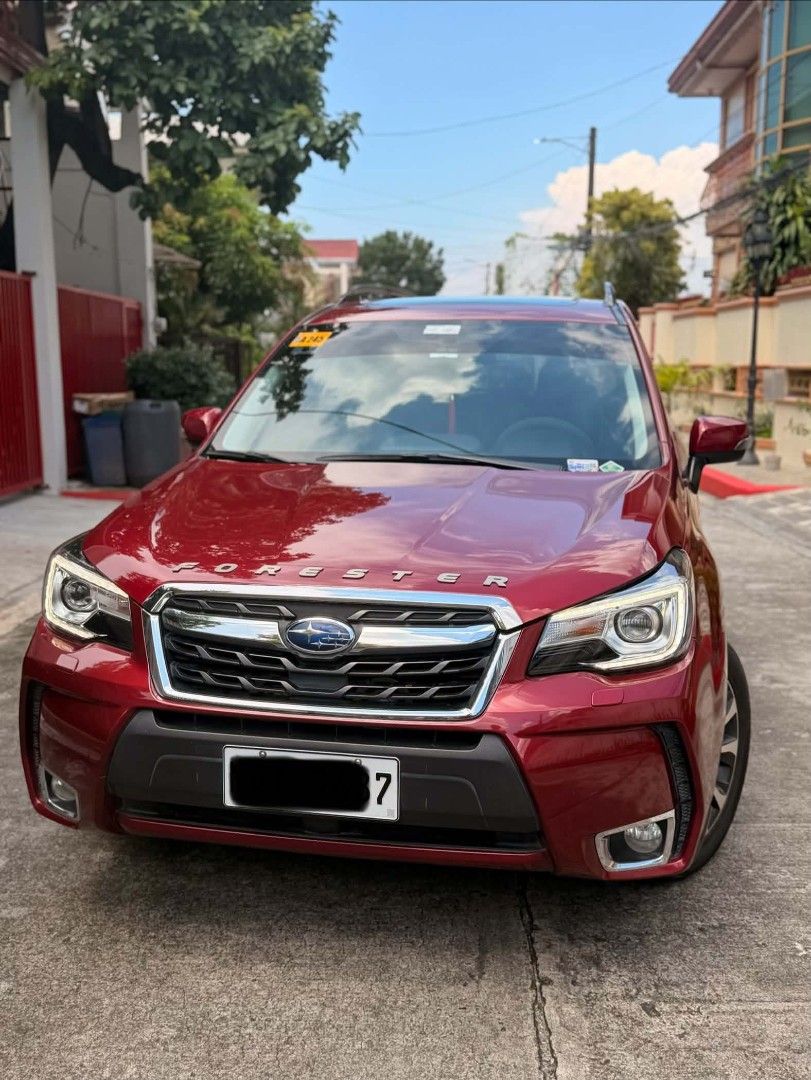 Subaru Forester 2.0 XT (A) (Category: Used Cars) located in Mandaluyong City. Submitted by prelovednotunloved16 (Listing ID 1466229000, Image 2). Description: 🚗 **FOR SALE: 2017 Subaru Forester 2.0XT** 💰 **ASKING PRICE: ₱650,000 — NEGOTIABLE** ### 📌 UNIT DETAILS • **2017 Subaru Forester 2.0XT** • **Color: Venetian Red Pearl (H2Q)** • **51,547 KM actual mileage** — approximately 52K KM • **Registered until July 2027** • Plate number ending in *