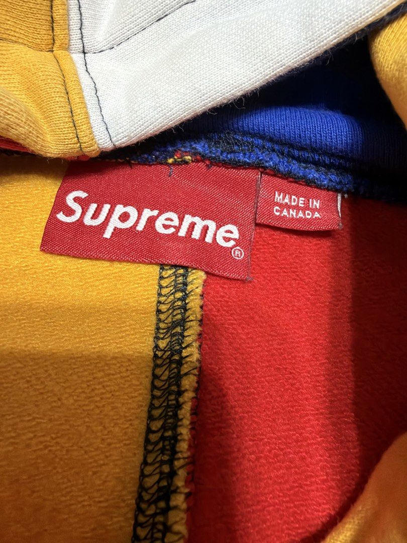 Supreme - Multicolor Patch Work Hoodie (Category: Coats, Jackets and Outerwear) located in Cavite. Submitted by commoncourtesy (Listing ID 1466299861, Image 3). Description: Size medium .
