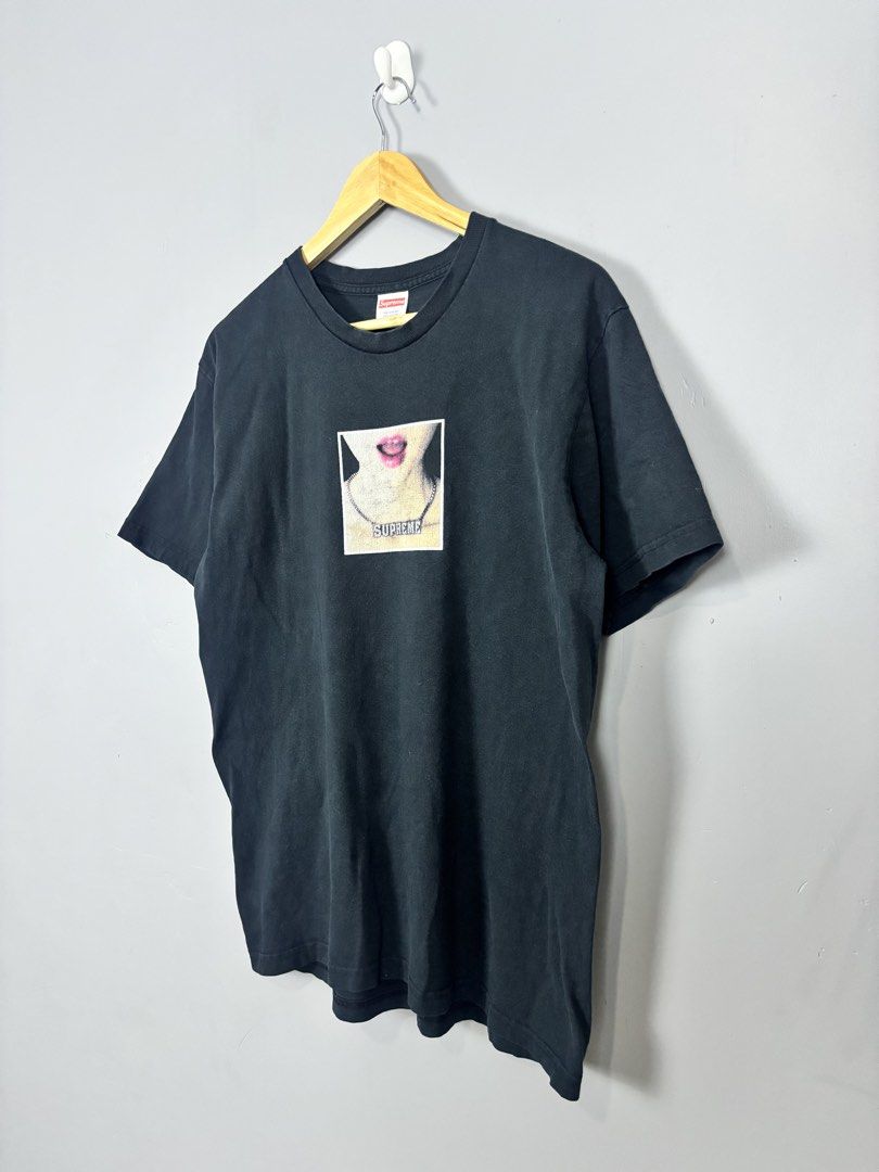 Supreme Necklace Tee Black Size M (Category: Tshirts & Polo Shirts ) located in Mabalacat. Submitted by doughnutthrift (Listing ID 1466194139, Image 2). Description: SUPREME NECKLACE TEE SS18 Excellent condition W- 20” L- 27” Hairlines.