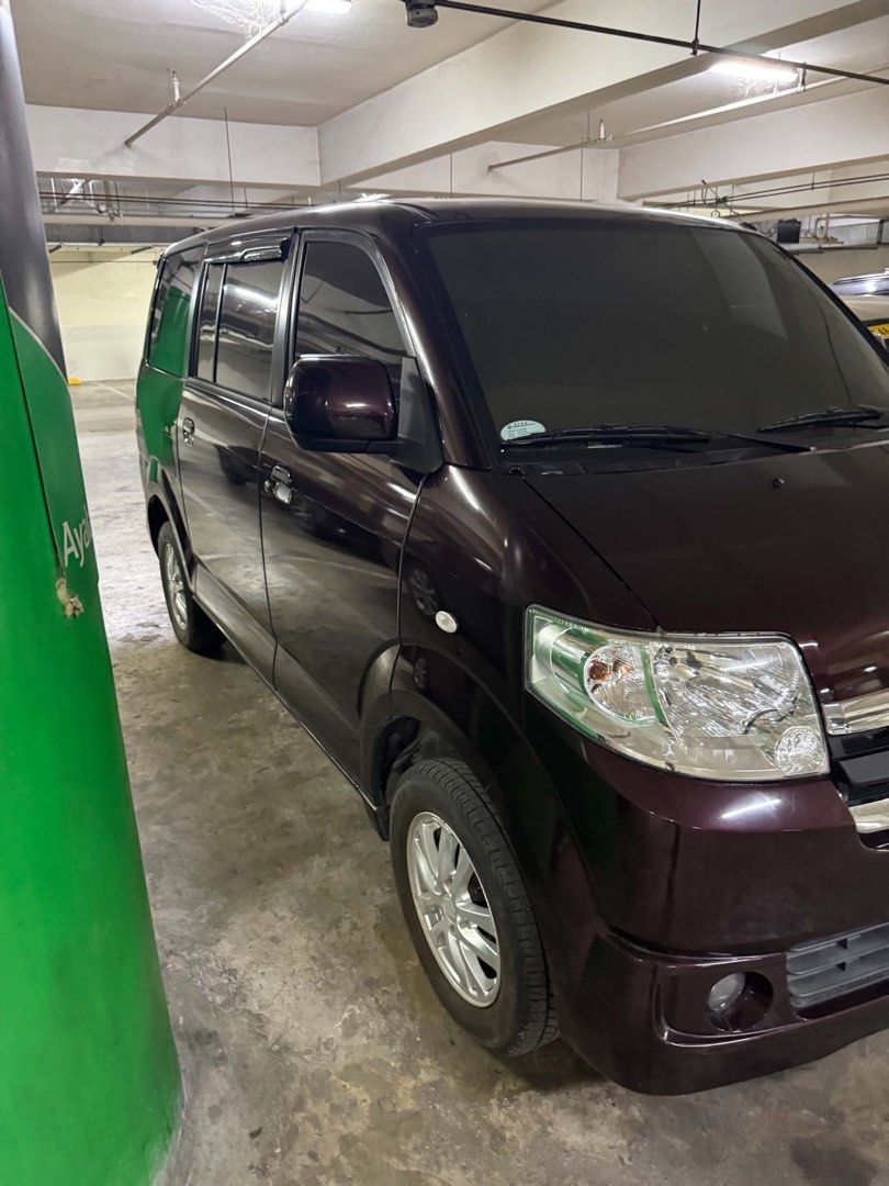 Suzuki APV 1.6 GLX Manual (Category: Used Cars) located in Caloocan City. Submitted by jemelee (Listing ID 1466334439, Image 3). Description: Fast Break‼️‼️ Suzuki APV 2025 GLX‼️ Top of the Line Color Burgundy Red Pearl 16k km Mileage Only ‼️ Manual transmission Gasoline 7 to 9 seating capacity Good for family car or business All power working All stock Dual aircon Thick tires fresh interior and exterior Original paimt with minor scratches pwede 