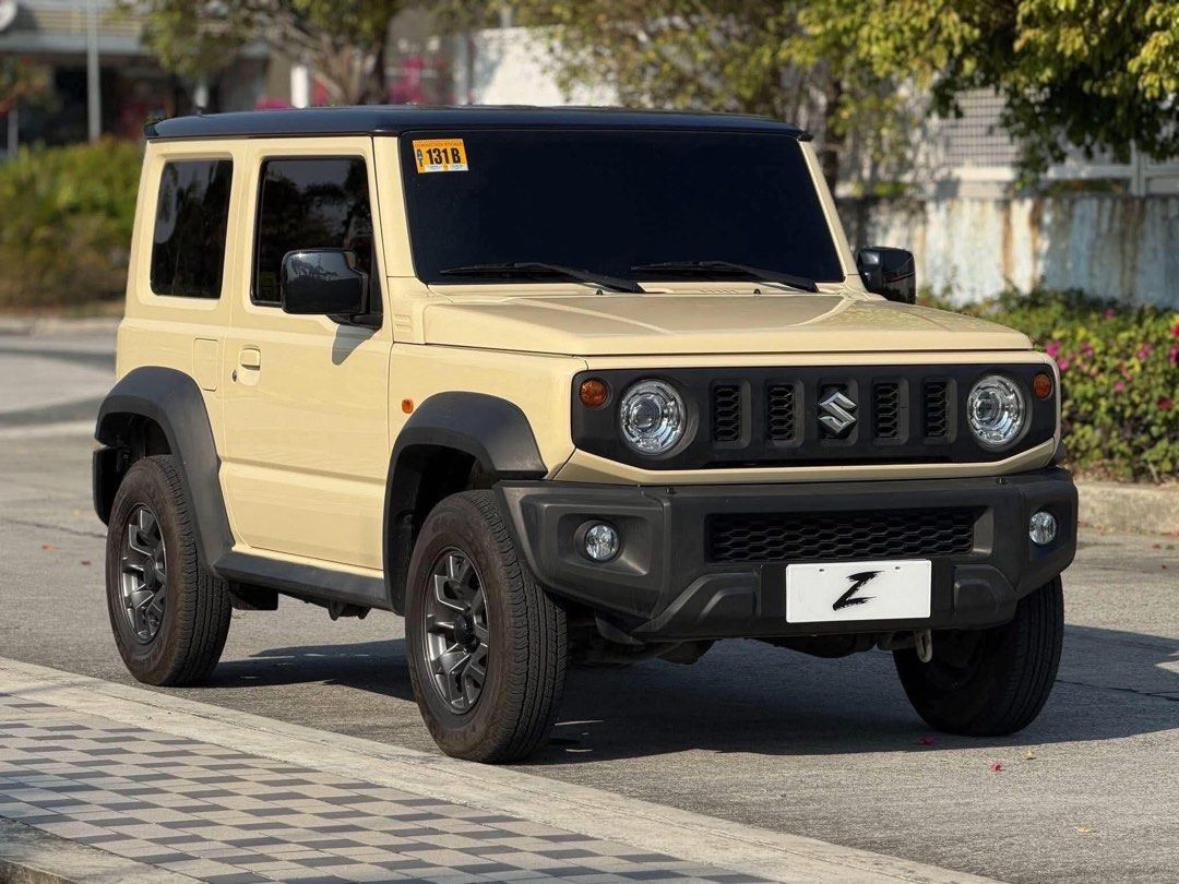 Suzuki Jimny GLX 4x4 Auto (Category: Used Cars) located in Manila. Submitted by quality_cars (Listing ID 1466229426, Image 2). Description: Fresh In‼️ For Sale | Trade-In | Financing Accepted 2025 Suzuki Jimny GLX 4x4 Automatic Transmission Mileage: 10k+ Original Mileage Ending Plate: Thursday Coding Color: Chiffon Ivory Engine: 1.5L Engine Fuel Type: Gas Upgrades & Features: Top of the line All Stock; No Modifications All Original Shiny Paint AL